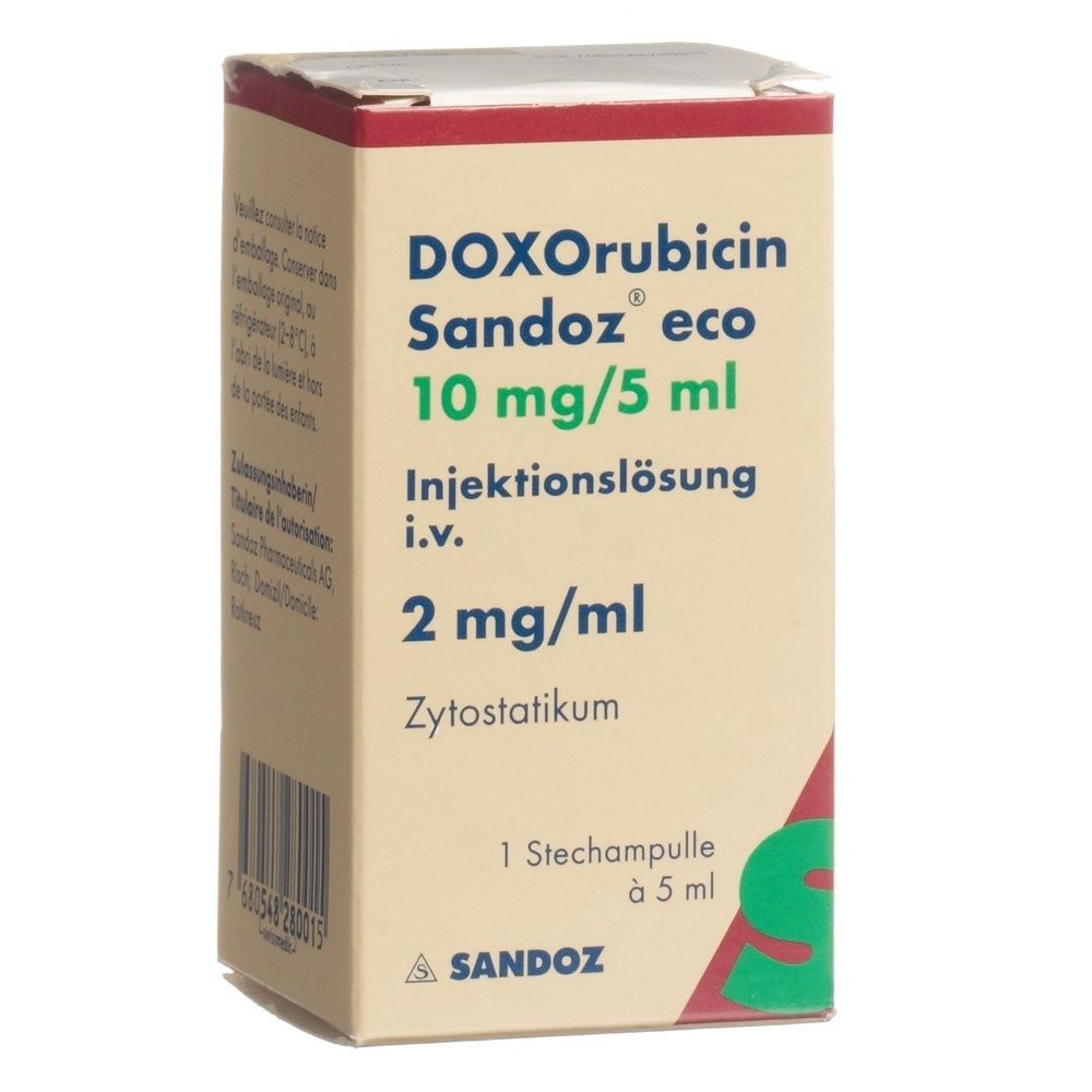 DOXORUBICIN Sandoz eco 10 mg/5ml SDO