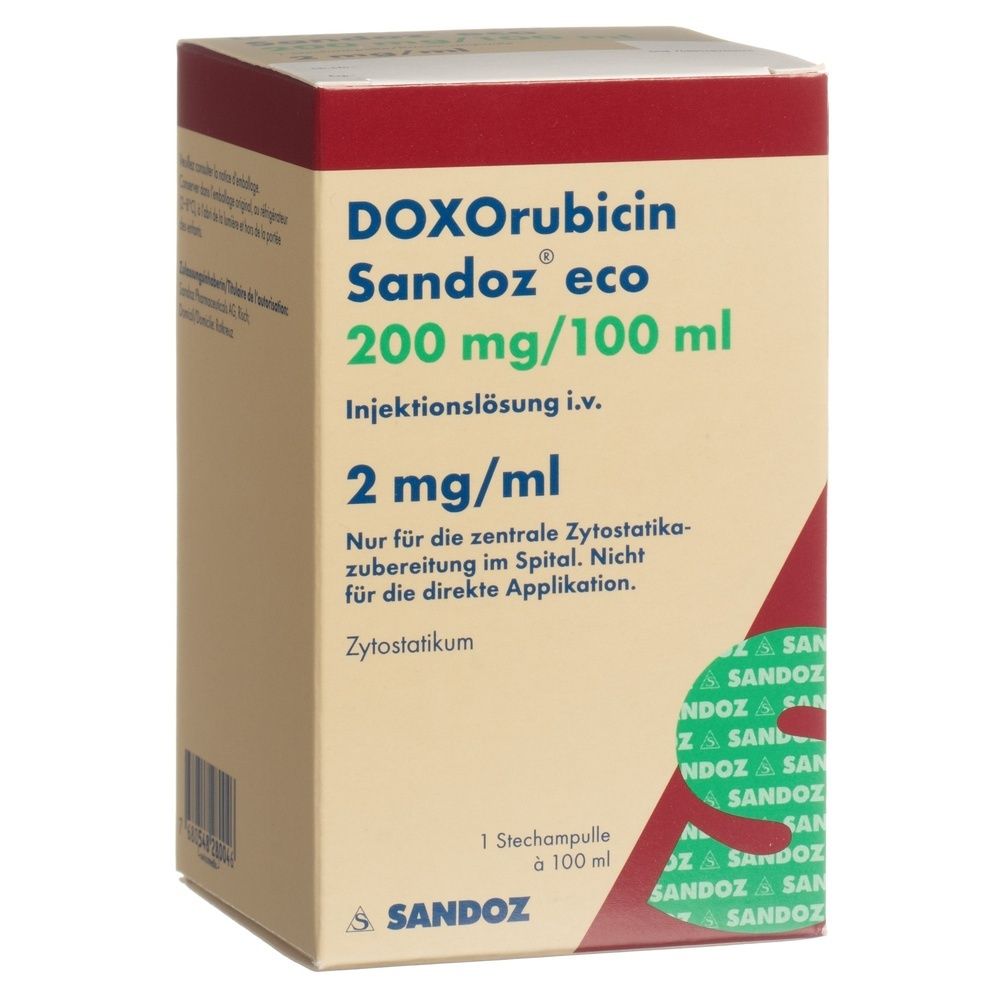 DOXORUBICIN Sandoz eco 200 mg/100ml SDO