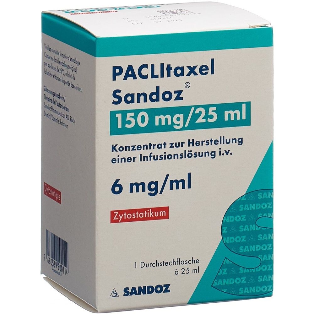 PACLITAXEL Sandoz 150 mg/25ml SDO