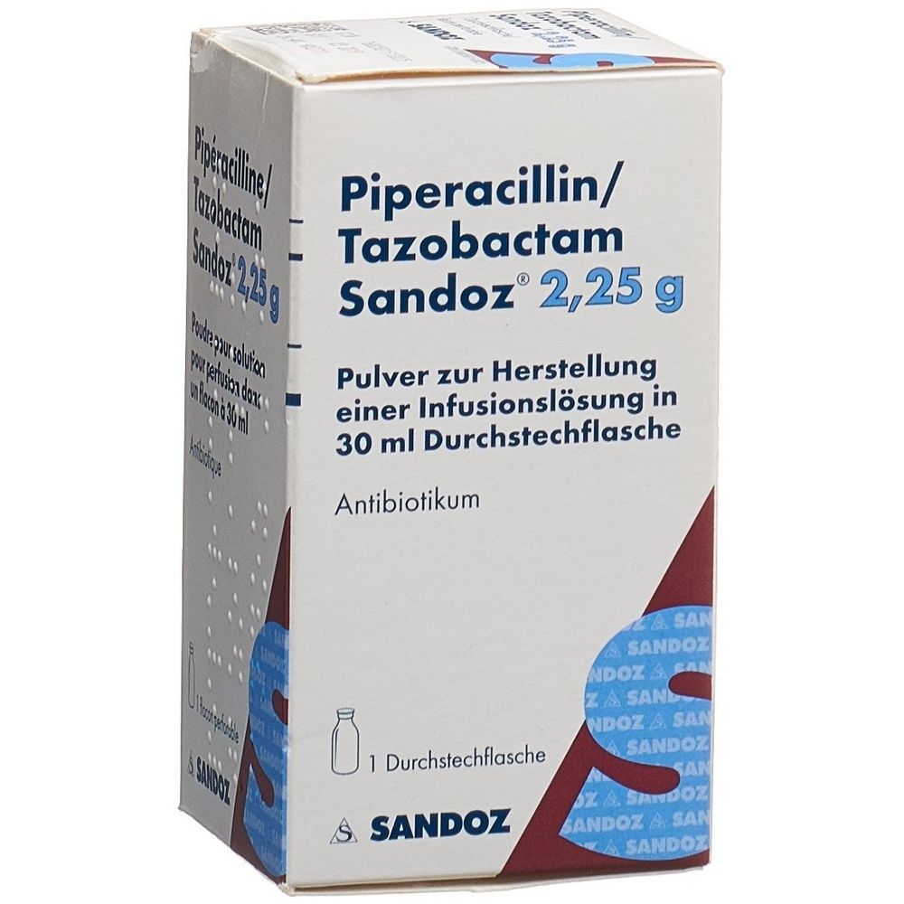 PIPERACILLIN TAZOB. Sandoz 2.25 g SDO