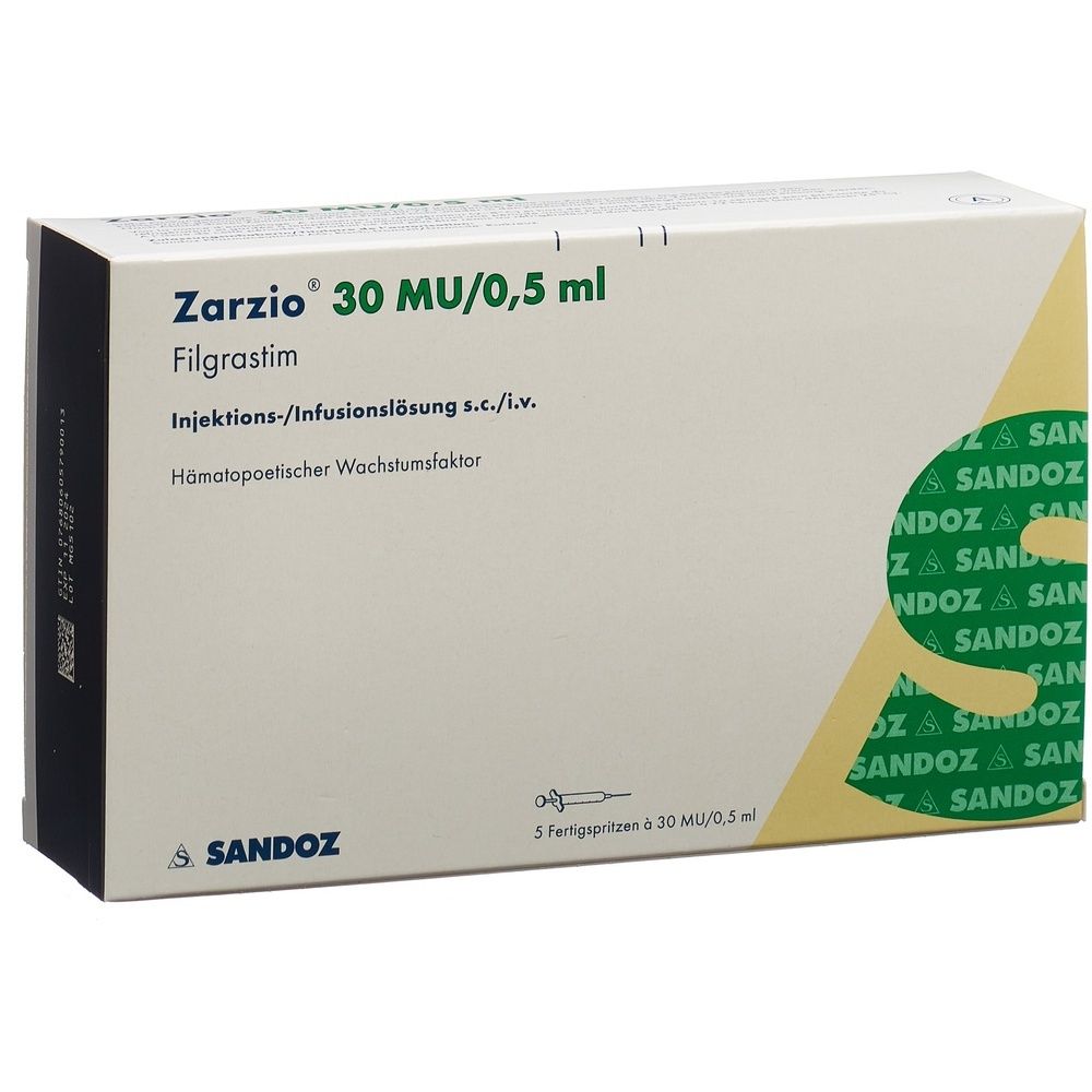 ZARZIO Inj Lös 30 Mio E/0.5ml SDO
