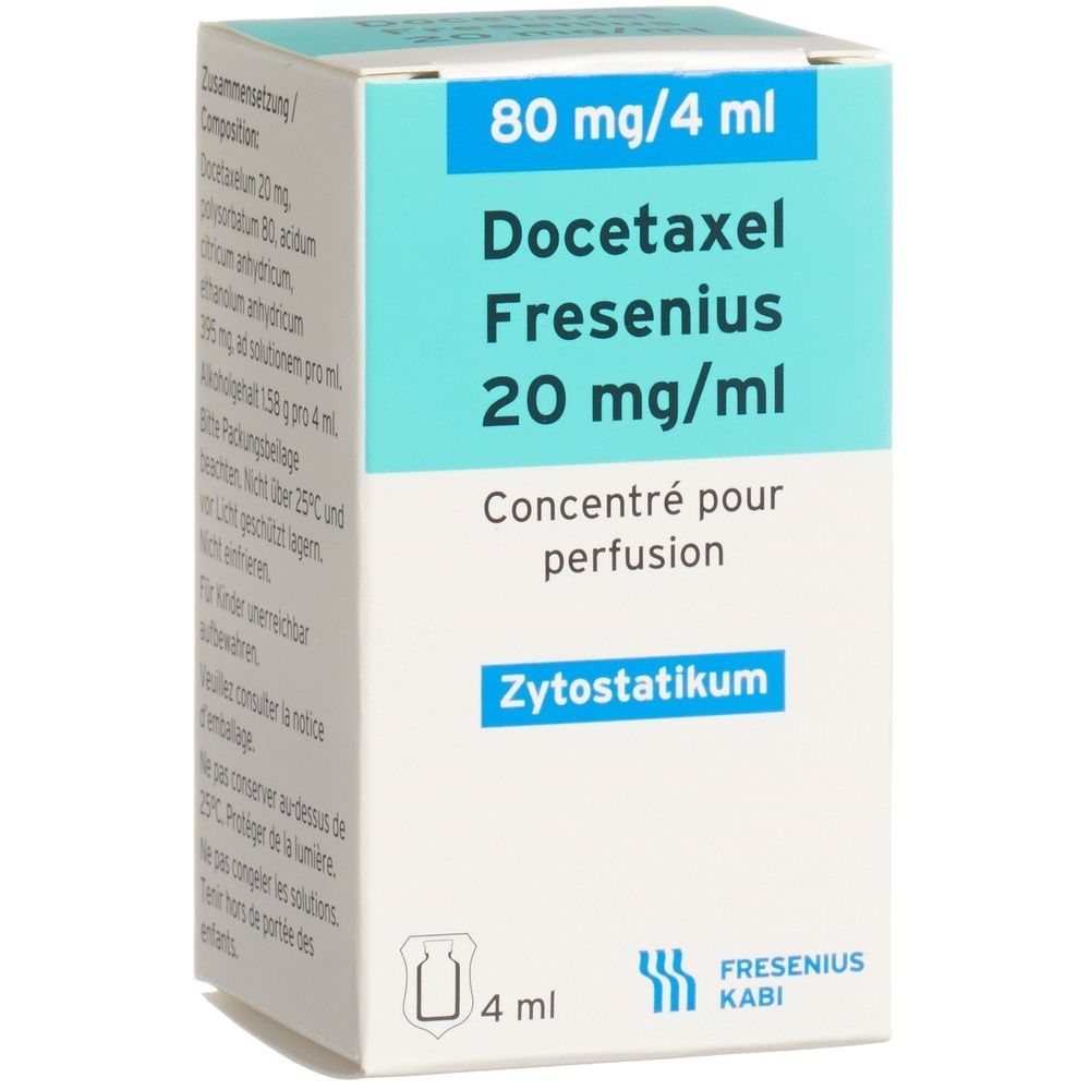 DOCETAXEL Fresenius i.v. 80 mg/4ml SDO