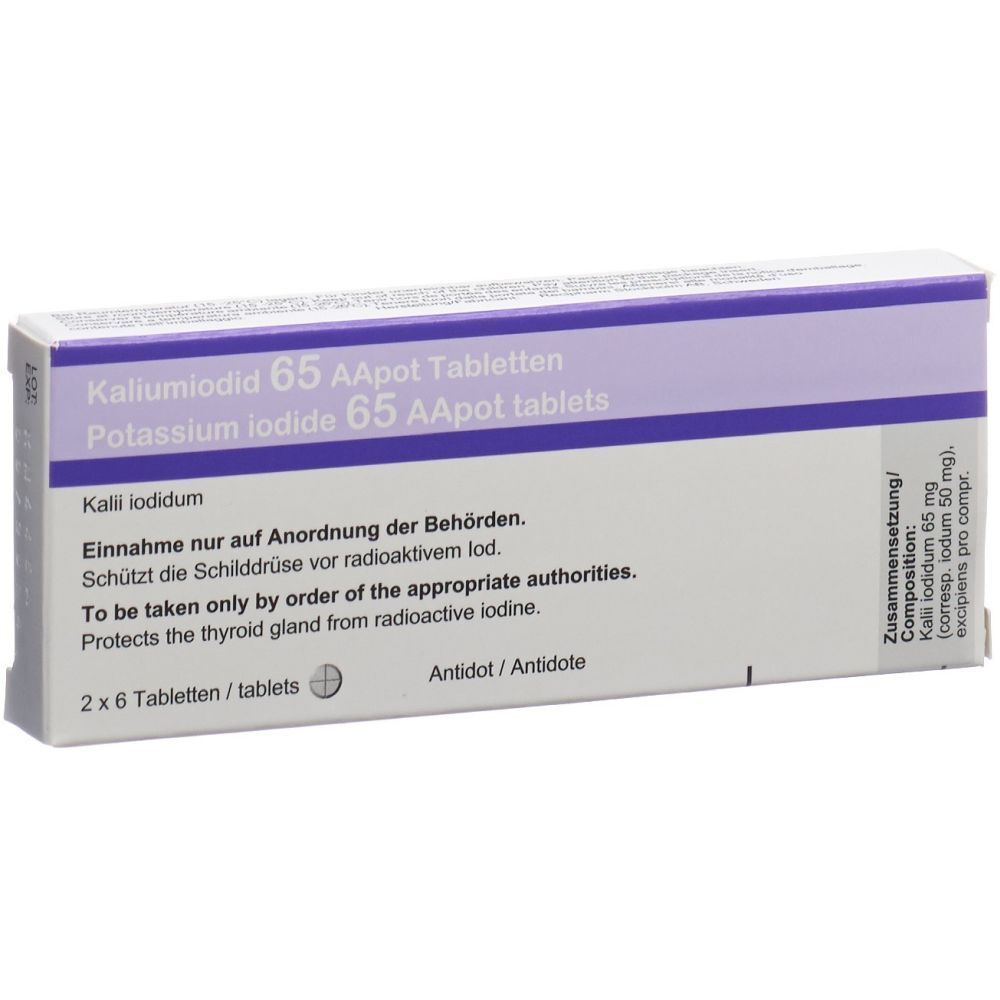 KALIUMIODID 65 AApot Tabl 65 mg 12 Stk