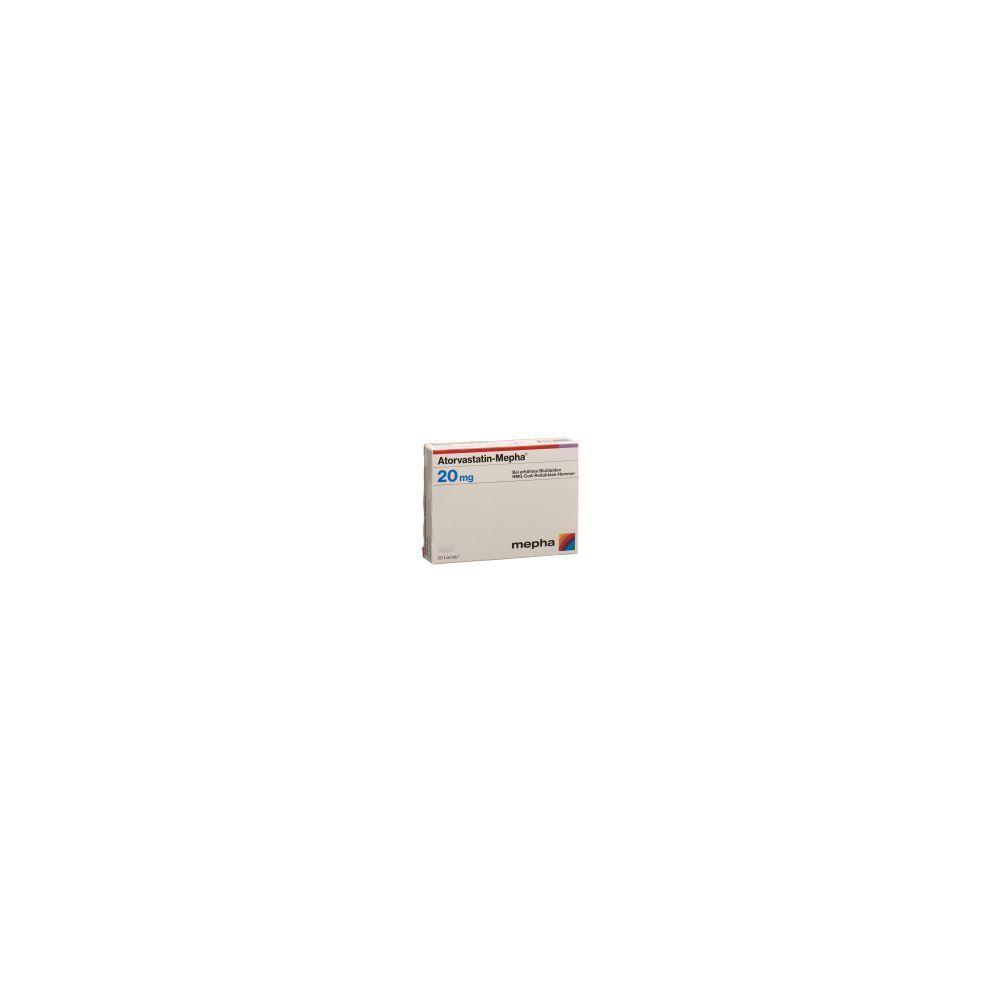 ATORVASTATIN Mepha Lactab 20 mg 30 Stk
