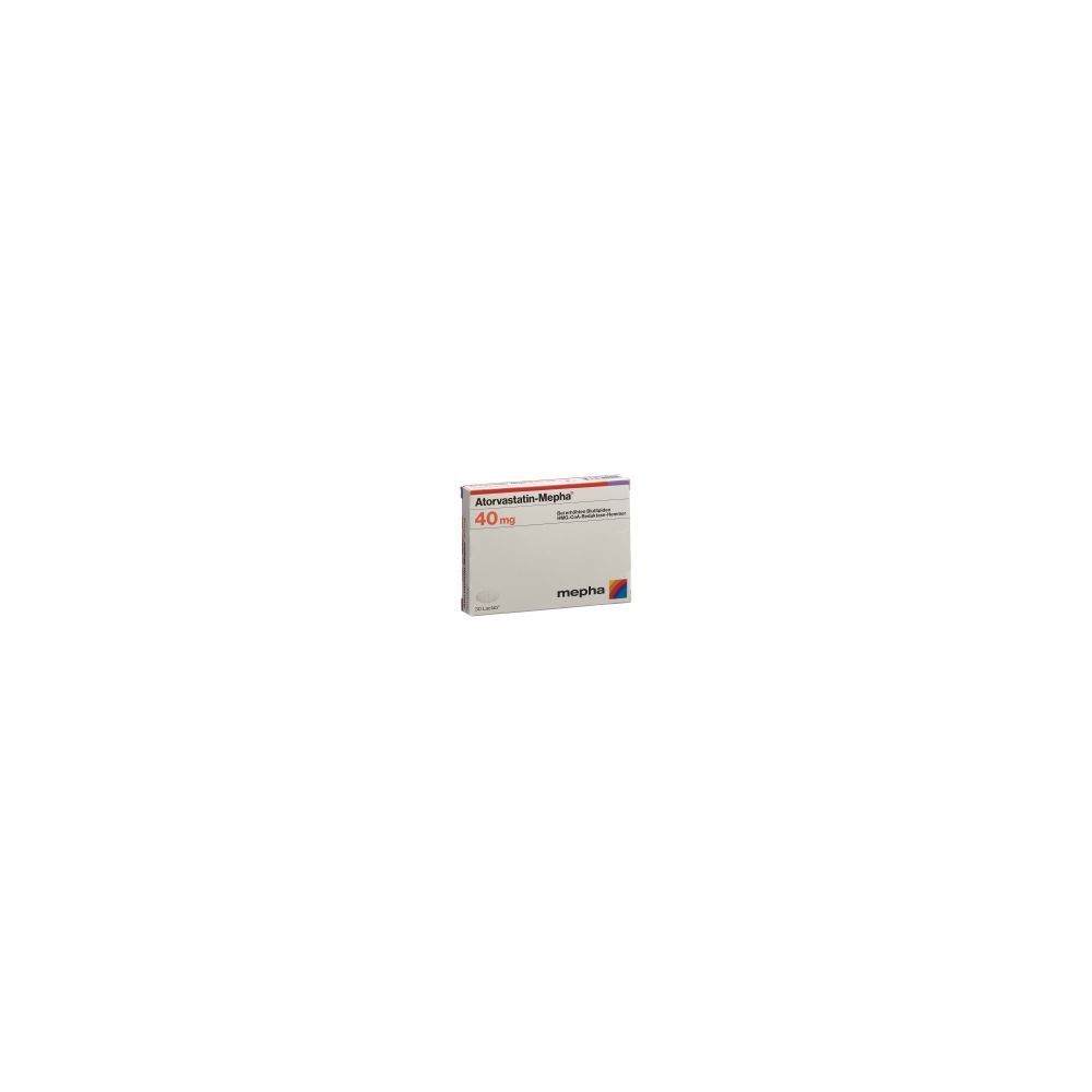 ATORVASTATIN Mepha Lactab 40 mg 30 Stk