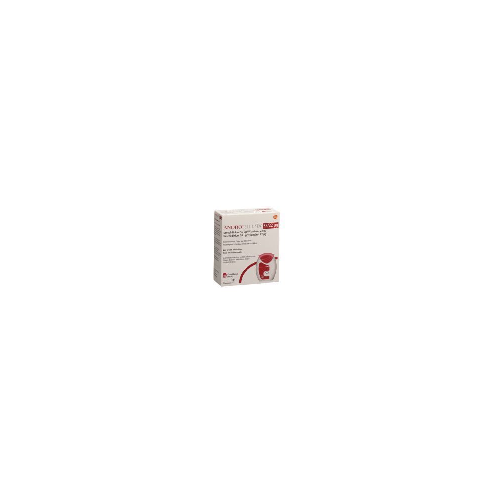 ANORO ELLIPTA Inh Plv 55mcg/22mcg 30 Dos