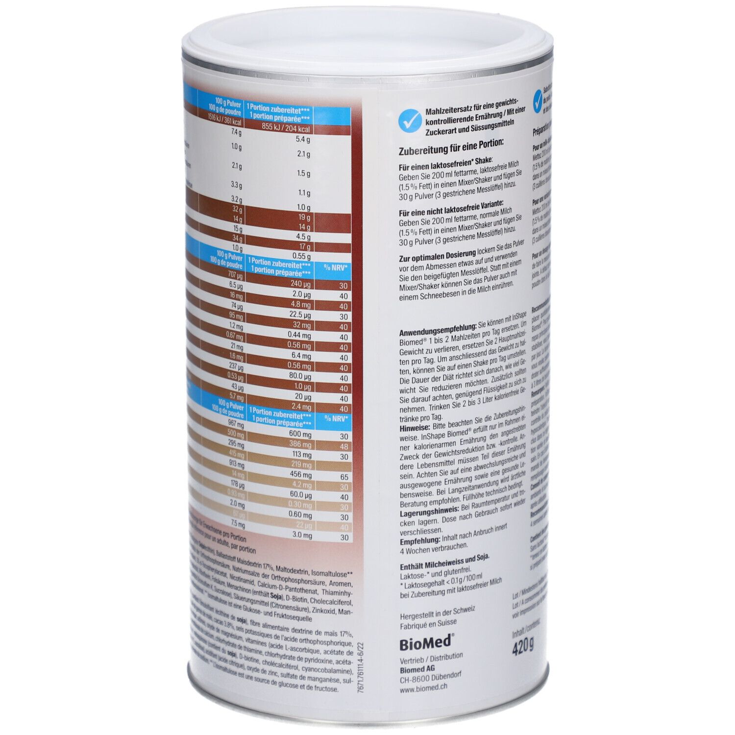 Biomed® inshape Choco