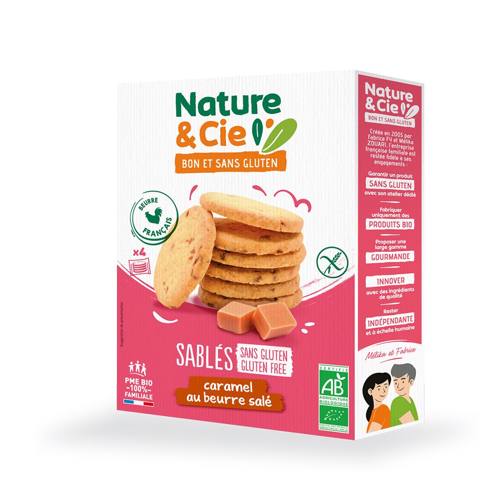 NATURE&CIE Glutenfreies Karamell-Sandwich mit gesalzener Butter