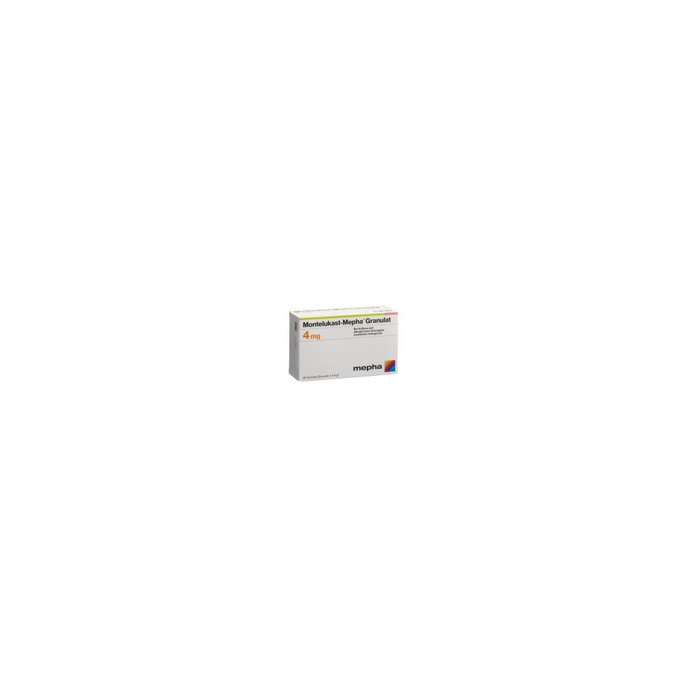 MONTELUKAST Mepha Gran 4 mg Btl 28 Stk