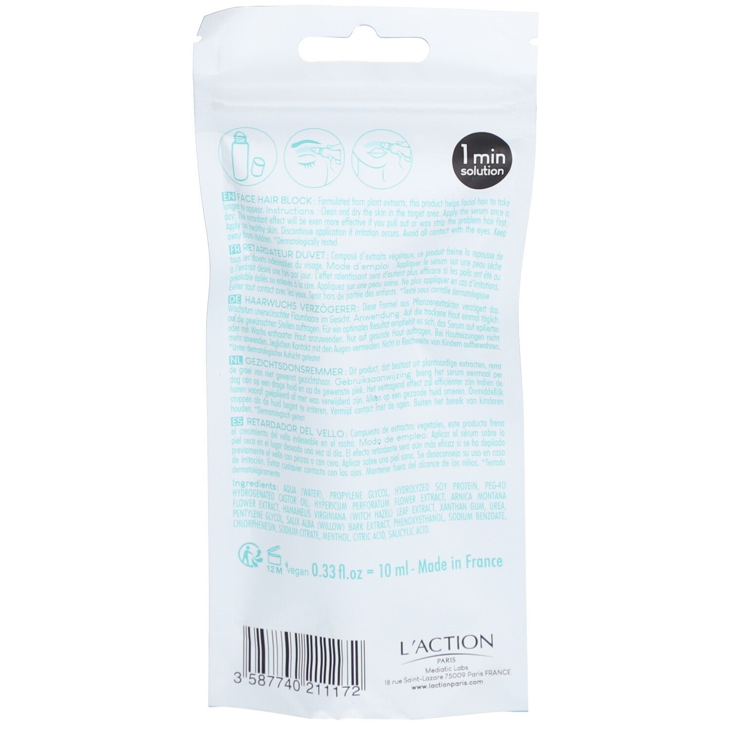 L'ACTION Smoothing - Retardateur duvet