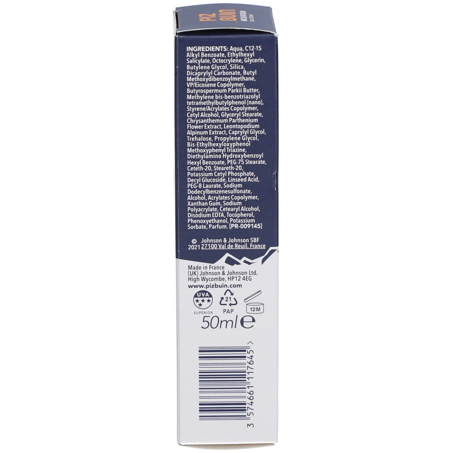 Piz Buin® MOUNTAIN Crème solaire SPF30