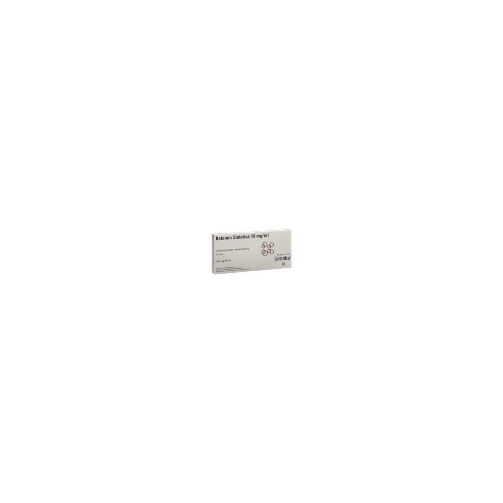 KETAMIN Sintetica Inj Lös 10 mg/ml 10ml Amp 10 Stk