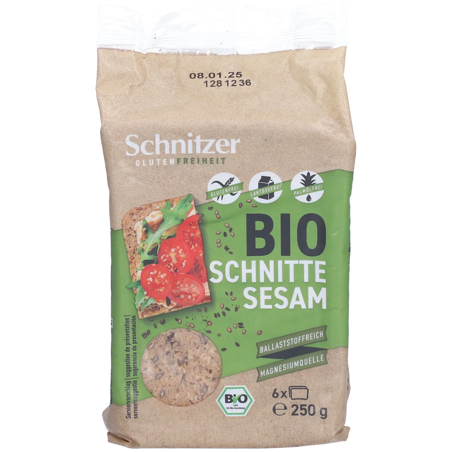 SCHNITZER Tranches au sésame bio sans gluten