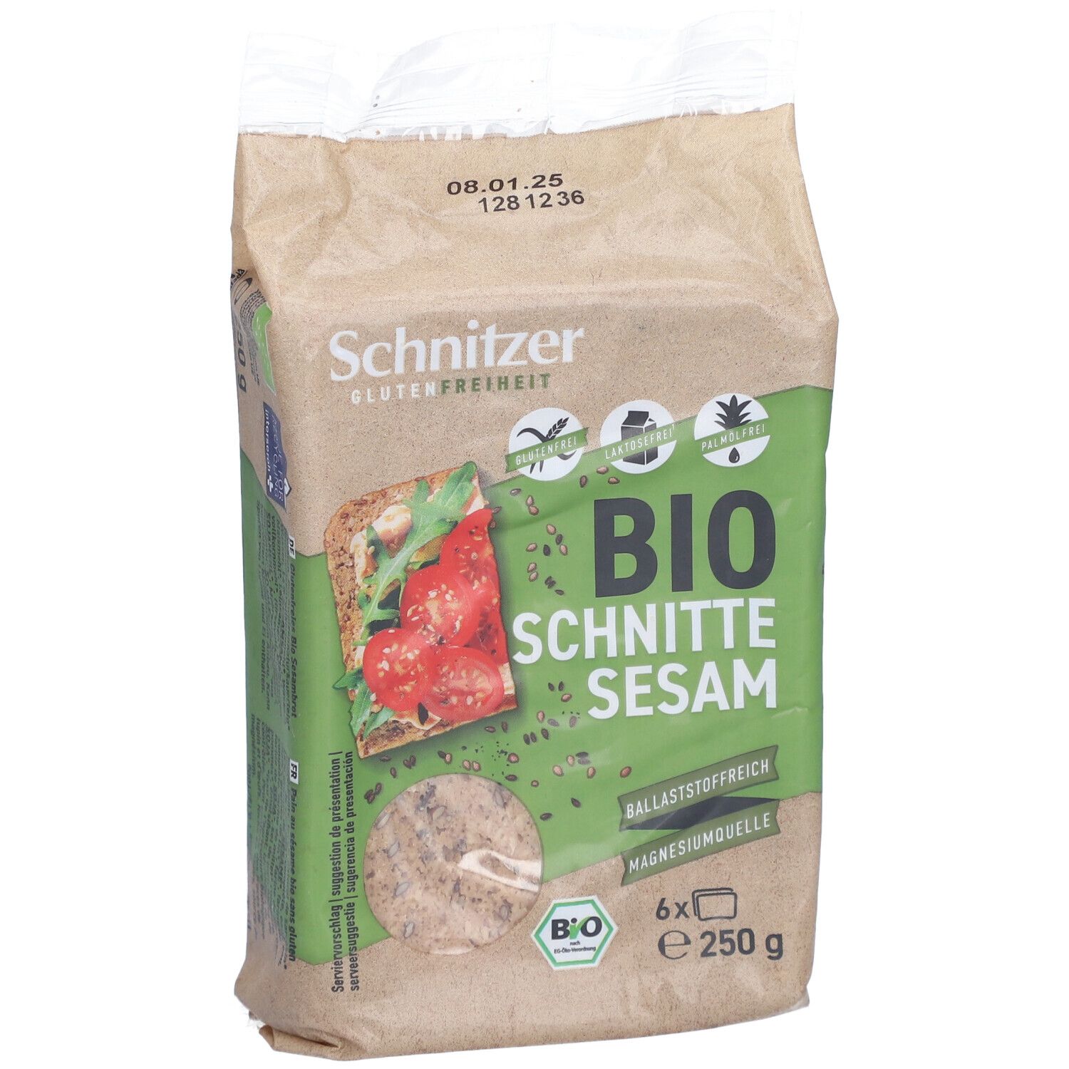 SCHNITZER Tranches au sésame bio sans gluten