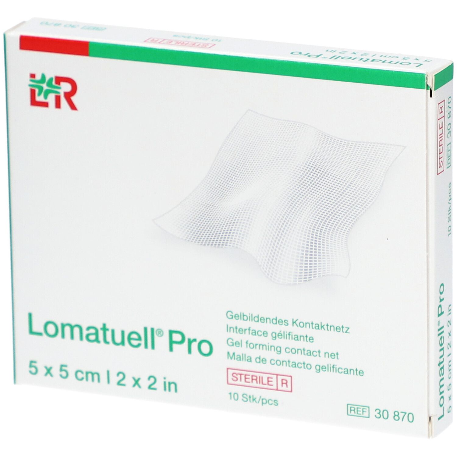 L&R Lomatuell®Pro Interface gélifiante 5 x 5 cm