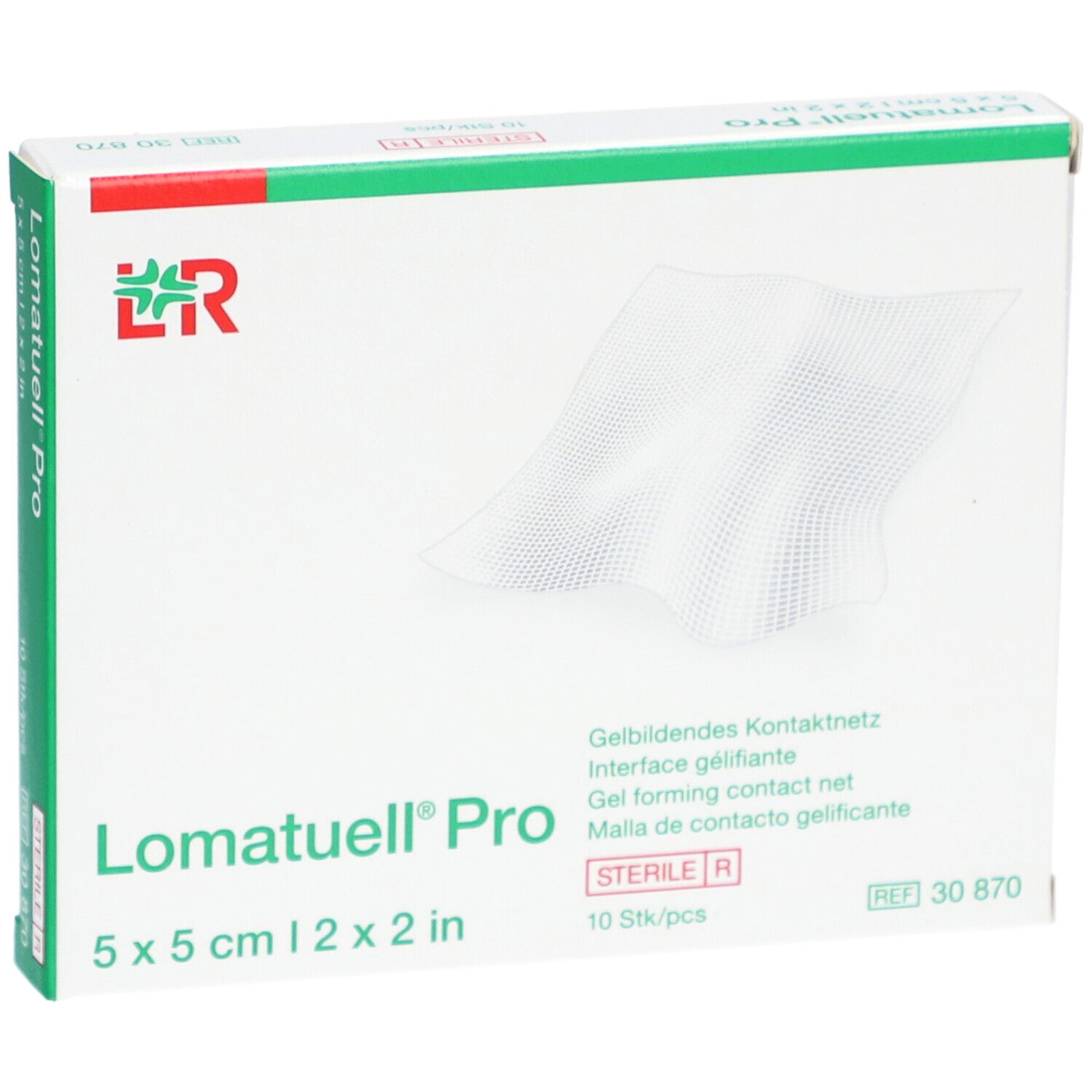 L&R Lomatuell®Pro Interface gélifiante 5 x 5 cm