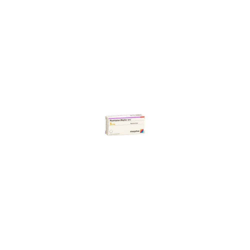 RIZATRIPTAN Mepha oro Schmelztabl 5 mg 6 Stk