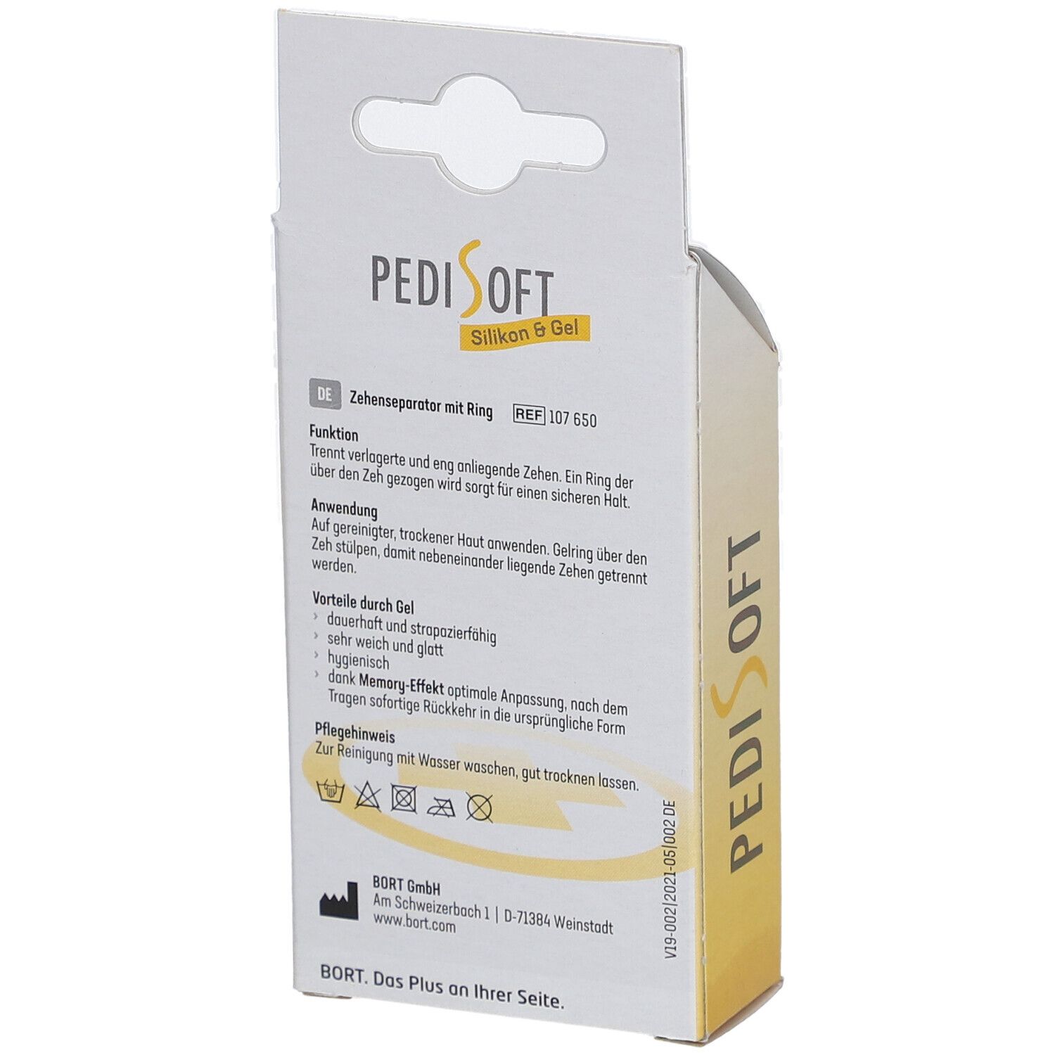BORT PEDISOFT® Séparateur d'orteils avec anneau Taille S