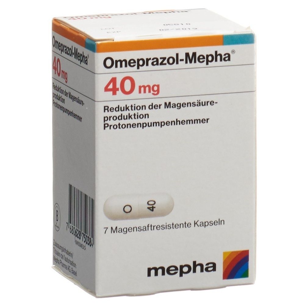 OMEPRAZOL Mepha Kaps 40 mg SDO