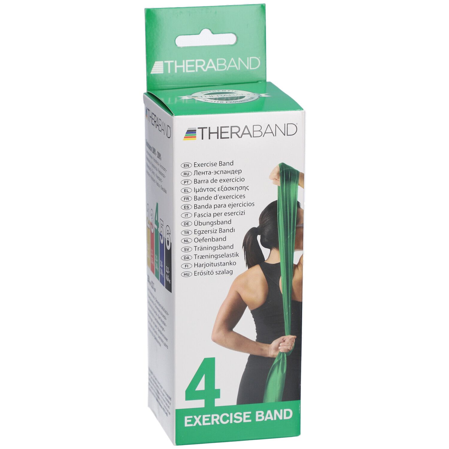 TheraBand 2,5 m – Grün – Schwer mit Tasche