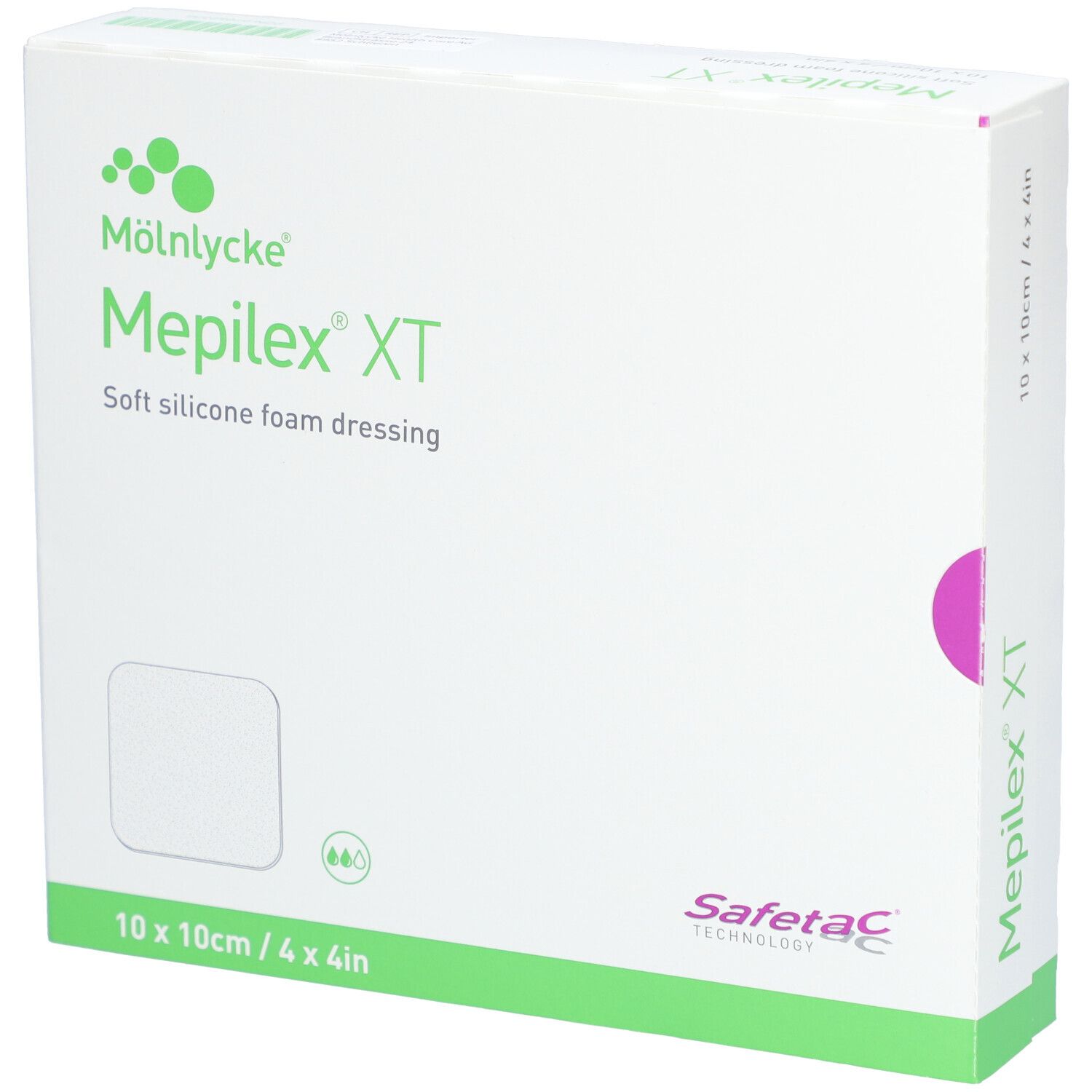 MEPILEX Safetac XT 10x10cm steril 5 Stk