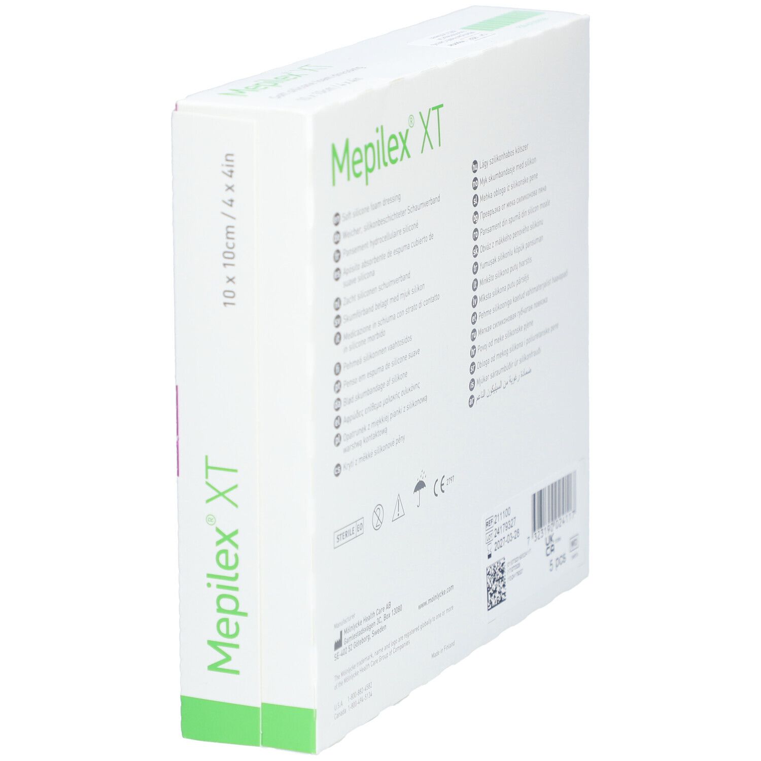 MEPILEX Safetac XT 10x10cm steril 5 Stk