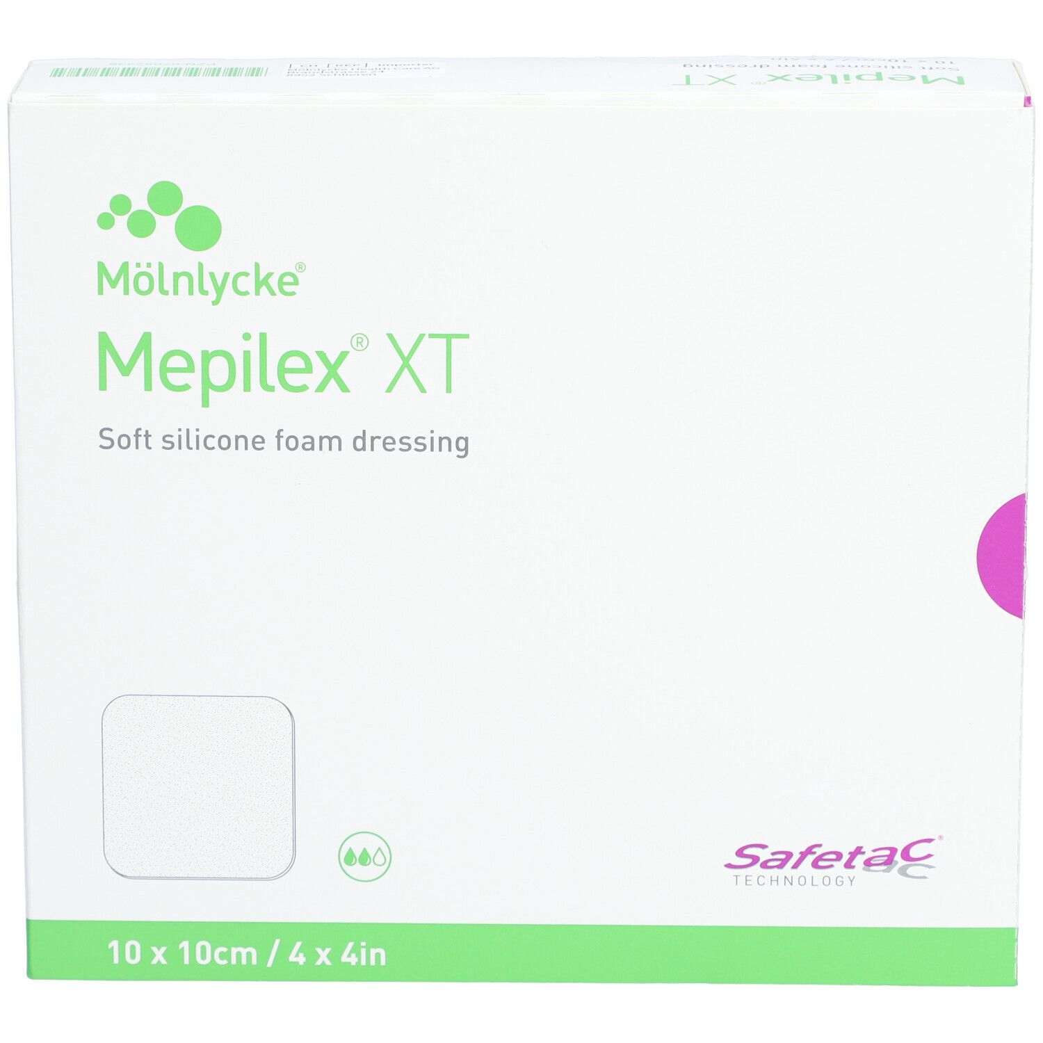 MEPILEX Safetac XT 10x10cm steril 5 Stk