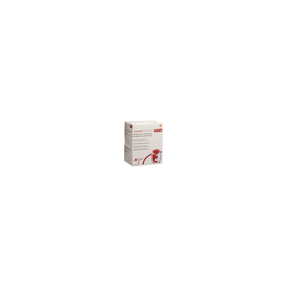 ANORO ELLIPTA Inh Plv 55mcg/22mcg 3 x 30 Dos