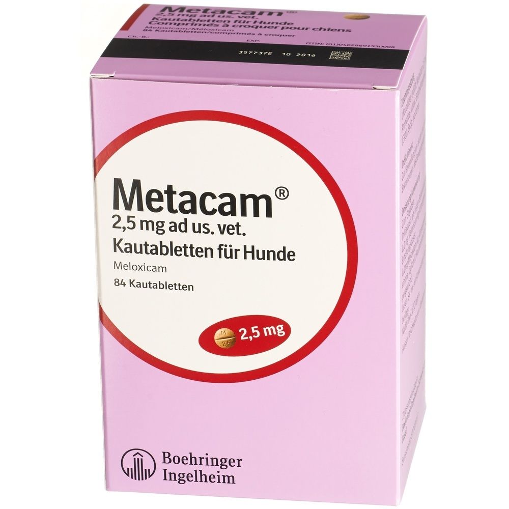 METACAM Hunde Kautabl 2.5 mg 84 Stk