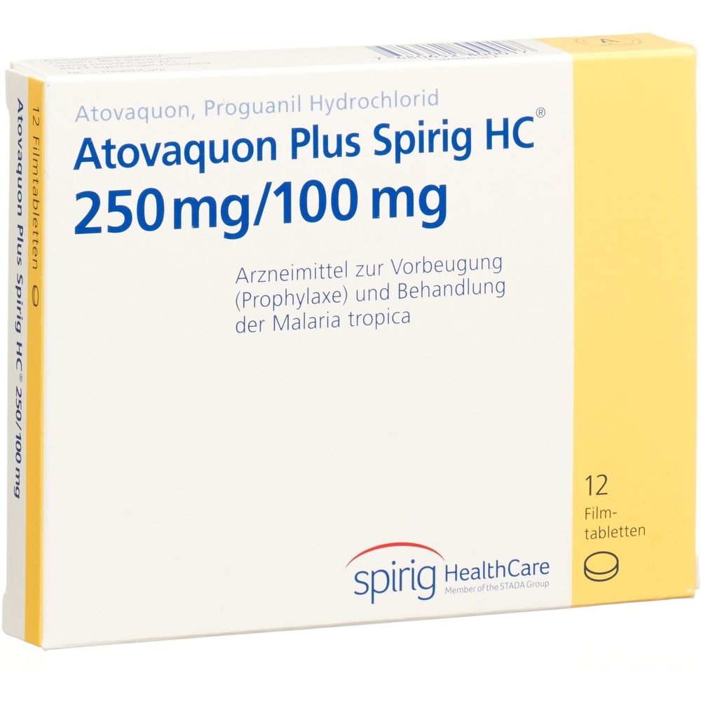 ATOVAQUON PLUS Spirig HC Filmtabl 250/100 SDO