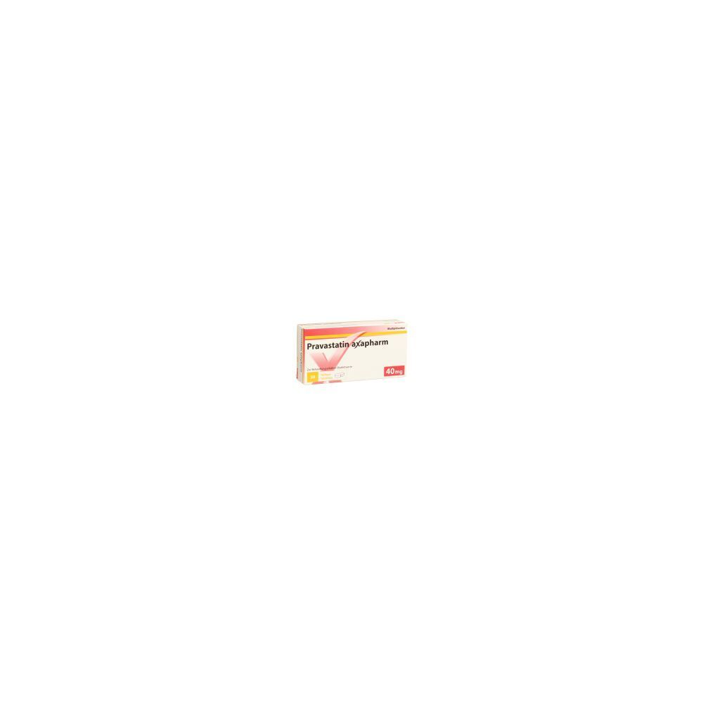 PRAVASTATIN axapharm Tabl 40 mg (teilbar) 30 Stk