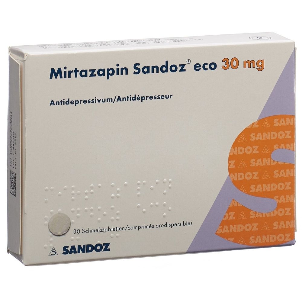 MIRTAZAPIN Sandoz eco Schmelztabl 30 mg SDO