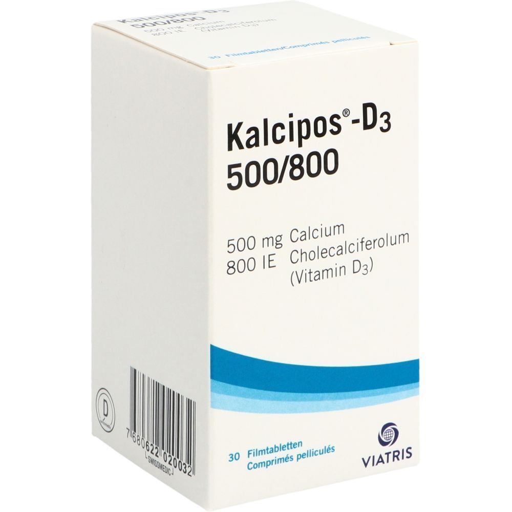 KALCIPOS-D3 Filmtabl 500/800 Ds 30 Stk