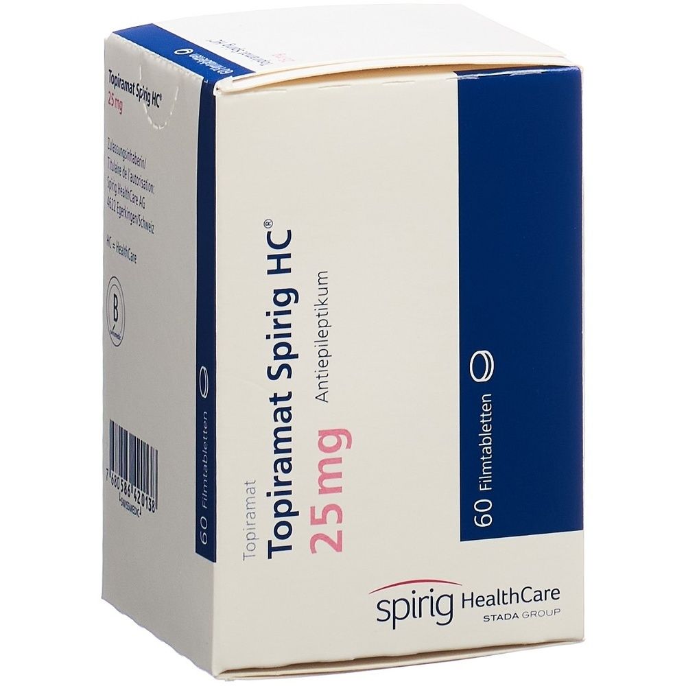 TOPIRAMAT Spirig HC Filmtabl 25 mg SDO