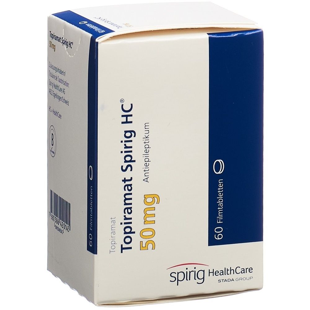 TOPIRAMAT Spirig HC Filmtabl 50 mg SDO