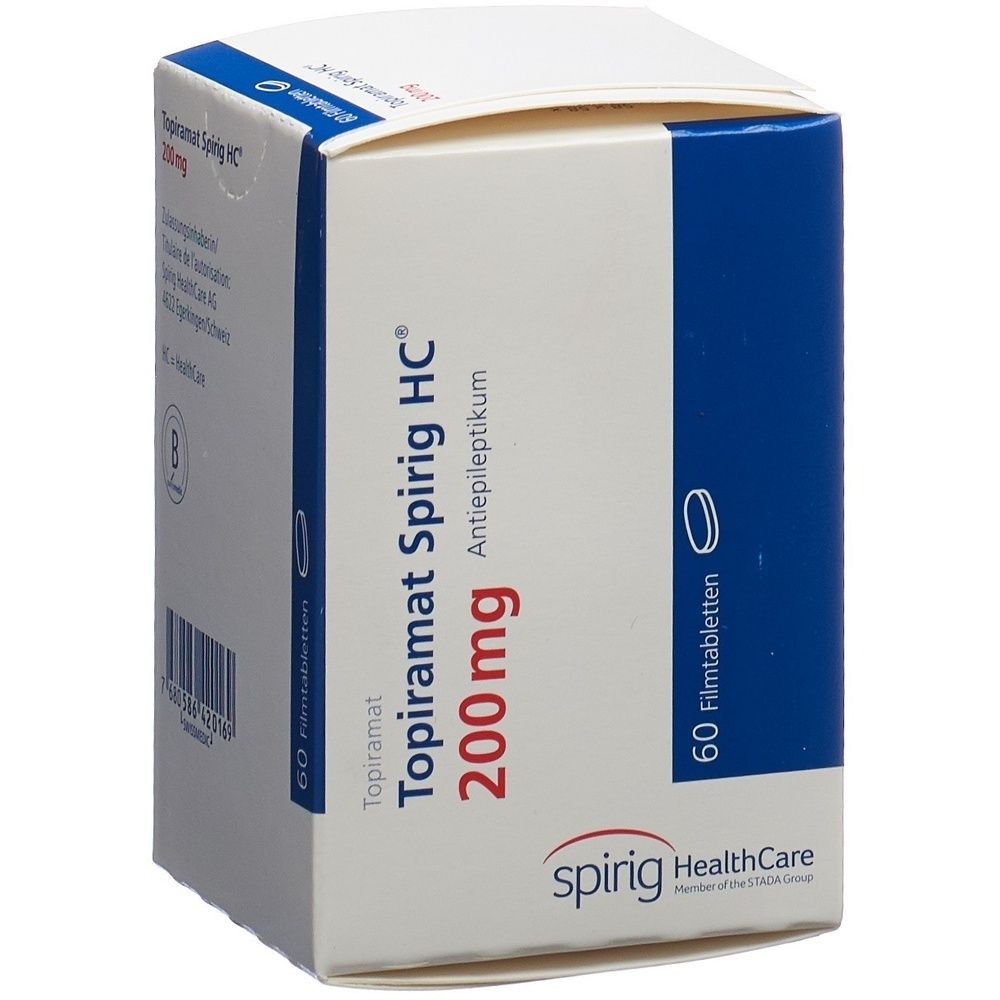 TOPIRAMAT Spirig HC Filmtabl 200 mg SDO