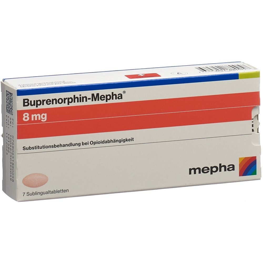 BUPRENORPHIN Mepha Subling Tabl 8 mg SDO