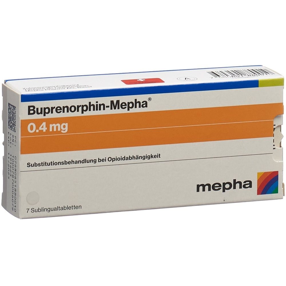 BUPRENORPHIN Mepha Subling Tabl 0.4 mg 28 Stk