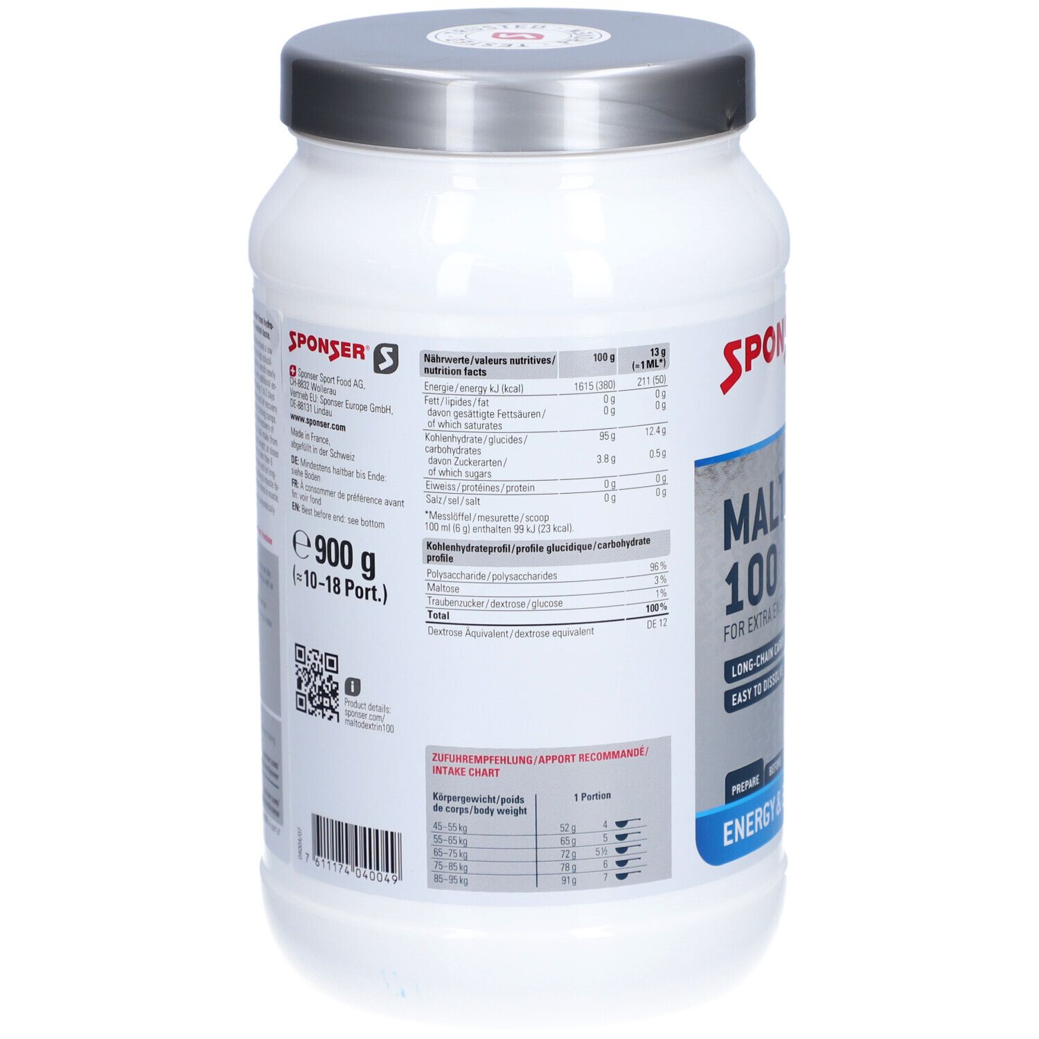SPONSER Energy Maltodextrin 100 Ds 900 g