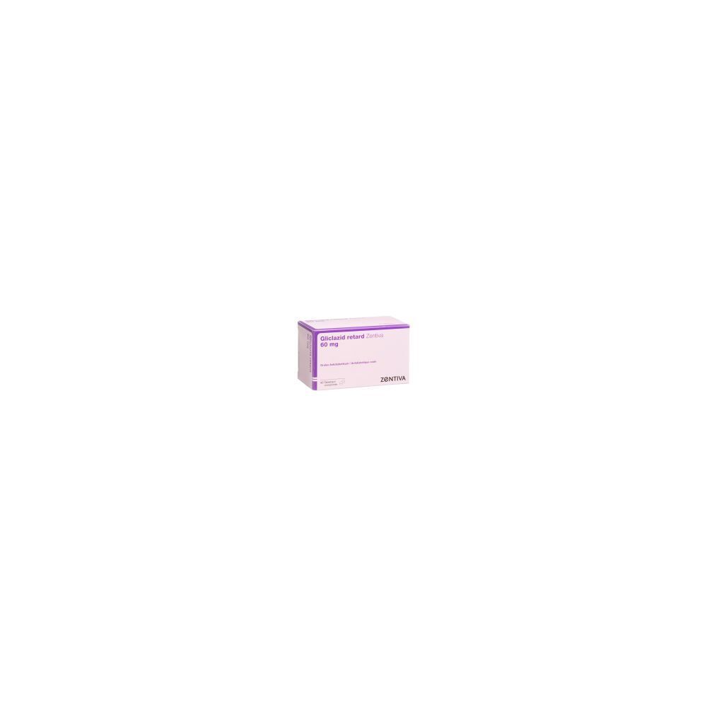 GLICLAZID retard Zentiva Ret Tabl 60 mg 90 Stk