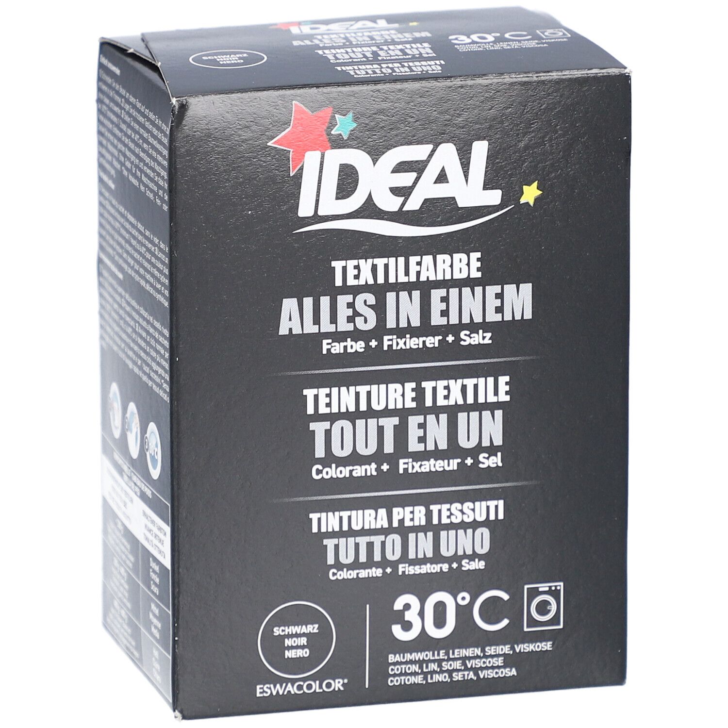 IDEAL All-in-One-Textilfarbe Schwarz