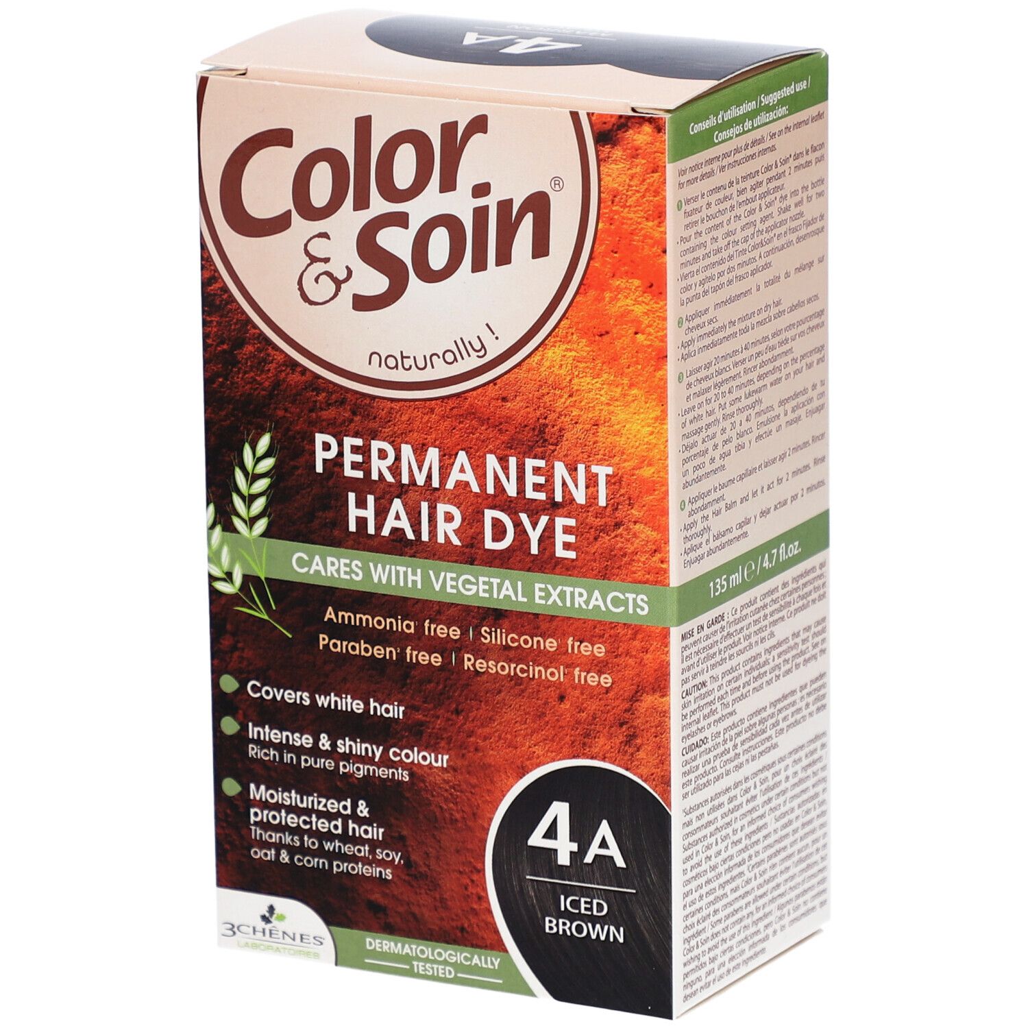 Les 3 Chênes Color & Soin 4A Eisbraun