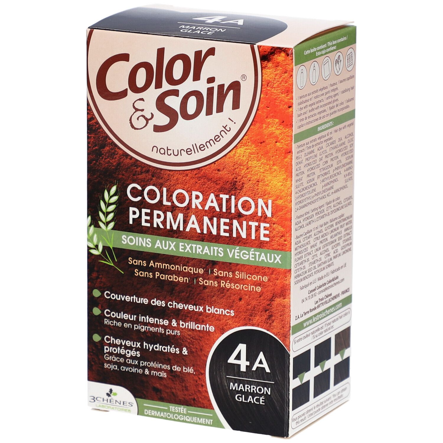 Les 3 Chênes Color & Soin 4A Eisbraun