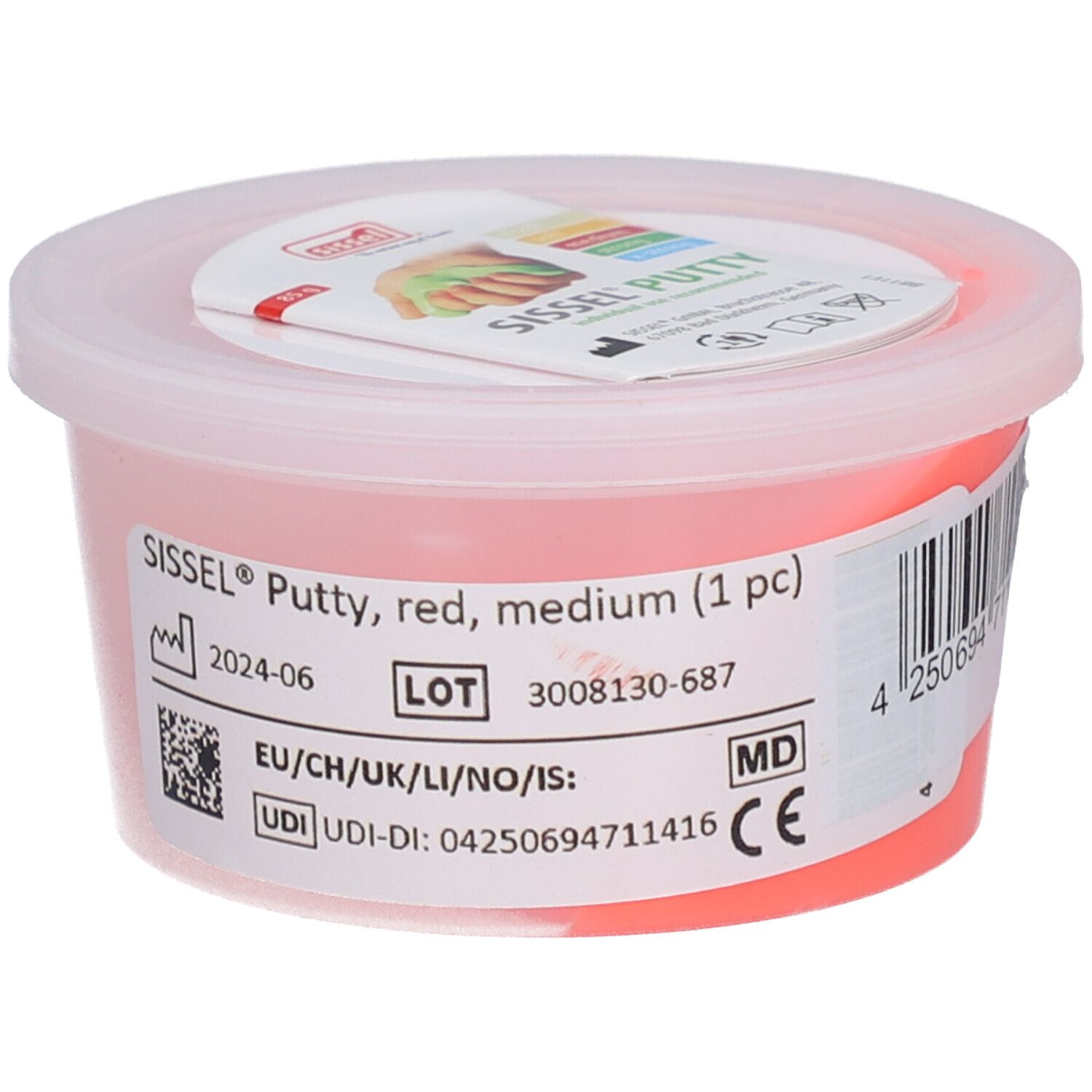 Sissel® Theraputty Flex Medium rouge