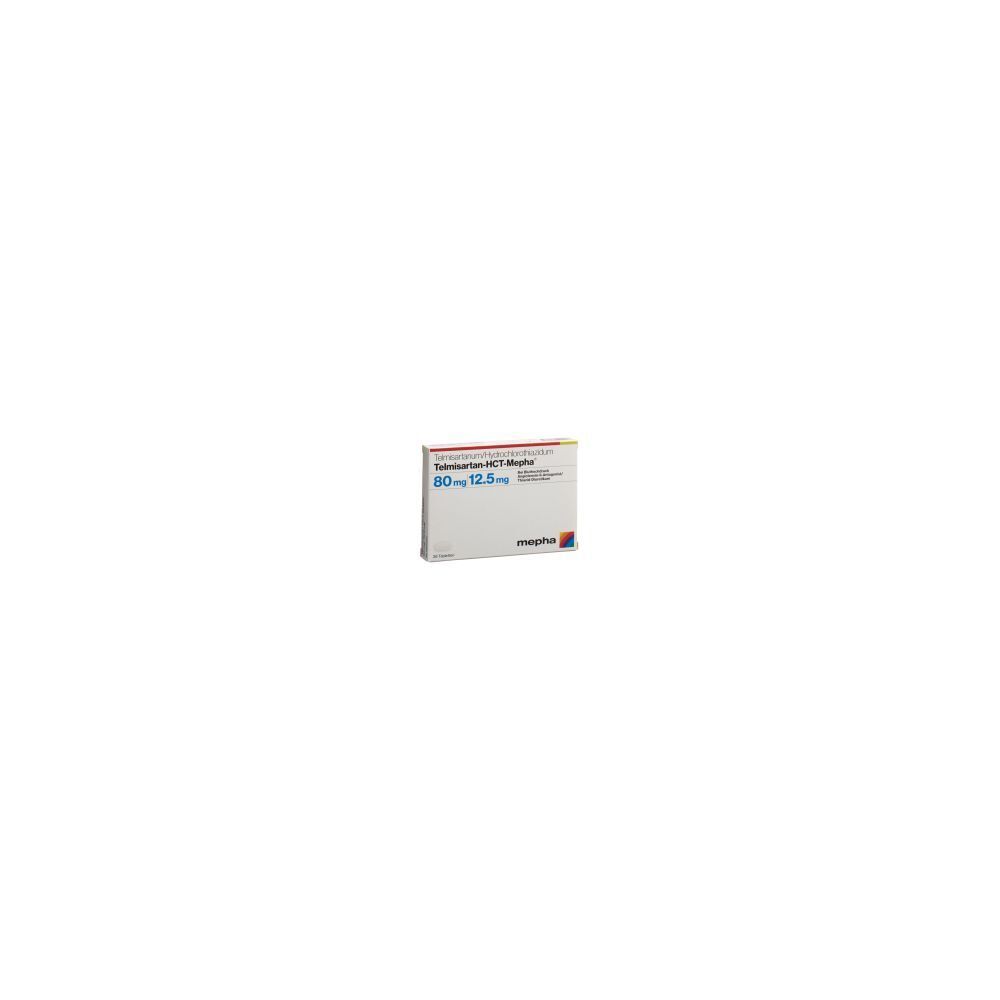 TELMISARTAN-HCT Mepha Tabl 80/12.5 mg 28 Stk