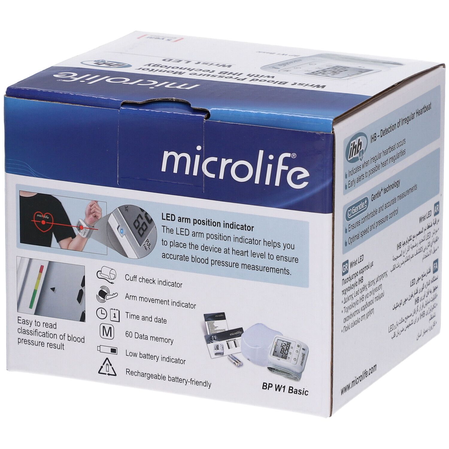 Microlife® Armband-Blutdruckmessgerät BP W1 Basic