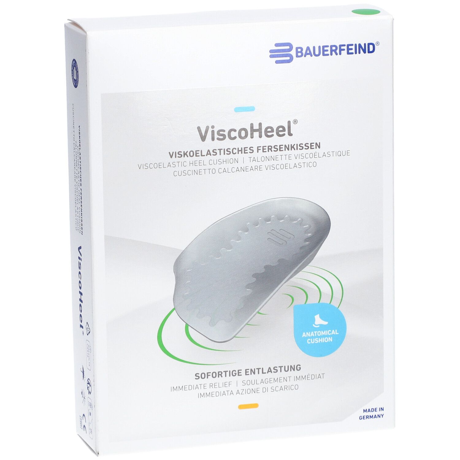 BAUERFEIND® ViscoHeel ® Talonnette viscoélastique taille 0 28-31