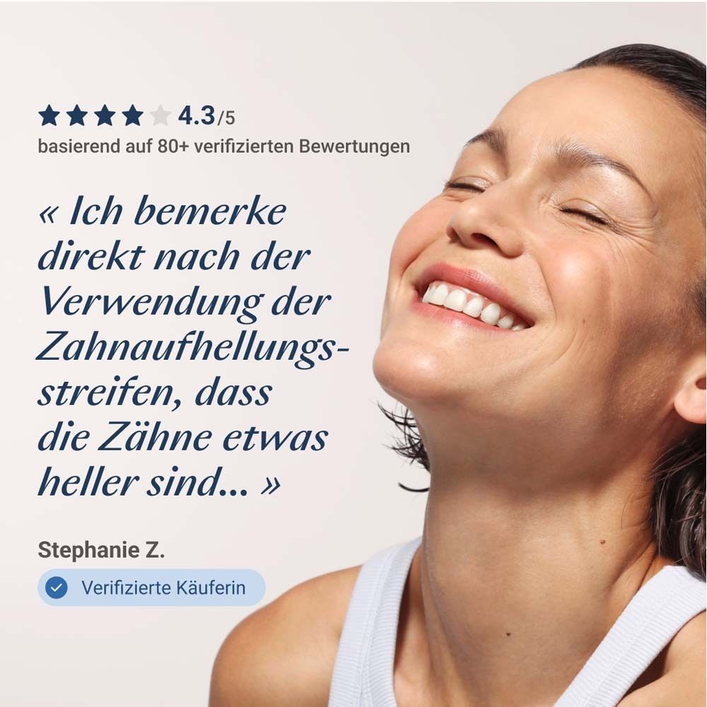 ALPINE WHITE Whitening Strips - Bandes de blanchiment des dents