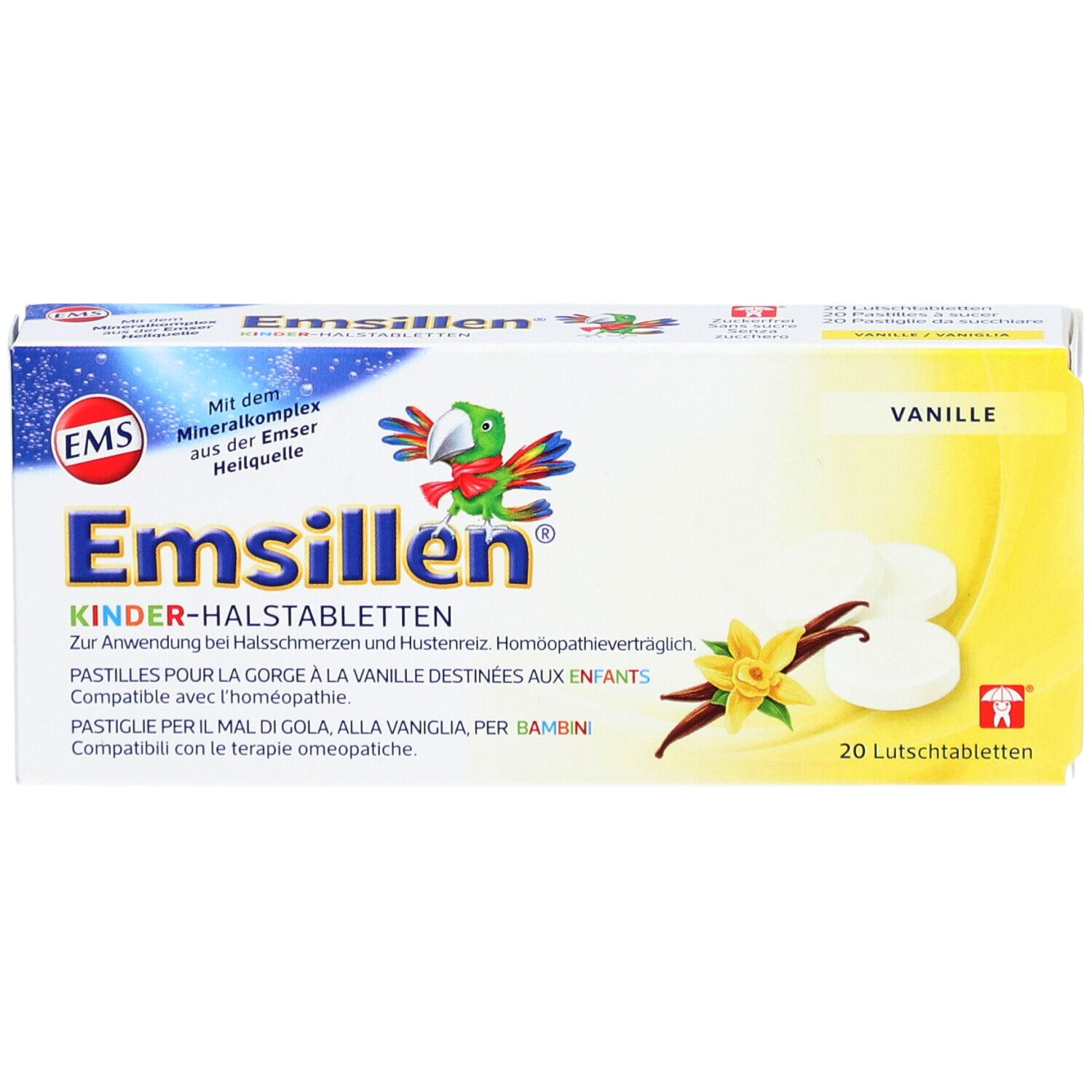 Emsillen Pastilles Pour Enfants À La Vanille