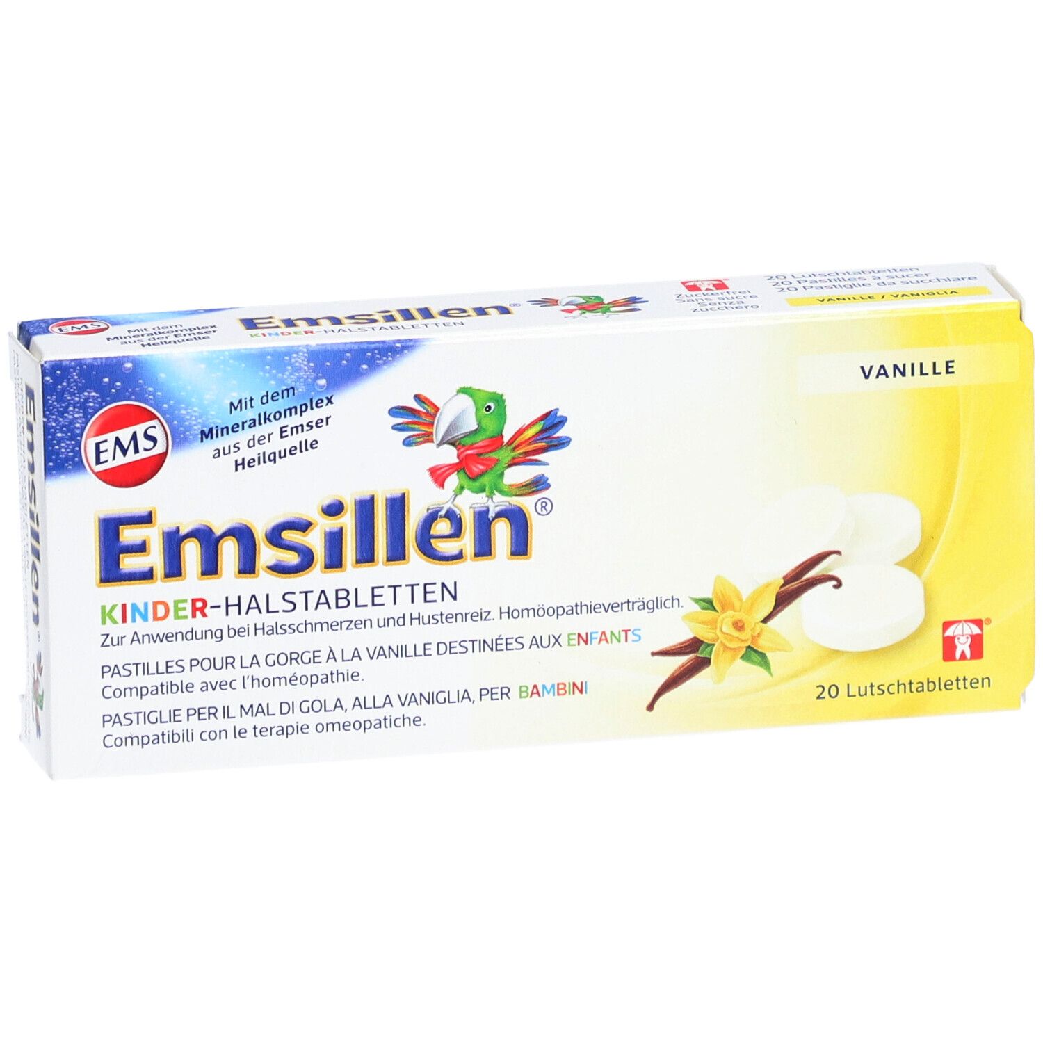Emsillen Pastilles Pour Enfants À La Vanille